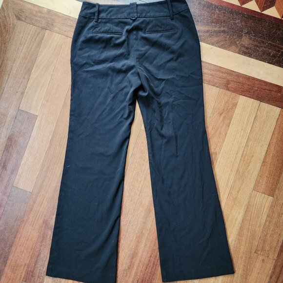 LOFT Low Rise Black Boot Cut Pants Size 4 - Picture 10 of 12
